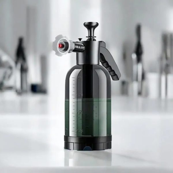 Hand Pump Foam Car Wash Sprayer Bottle Air Pressure Sprayer Car Cleaning Tools Gardening Spray Bottle Air Pump Watering Bottle – Black Color