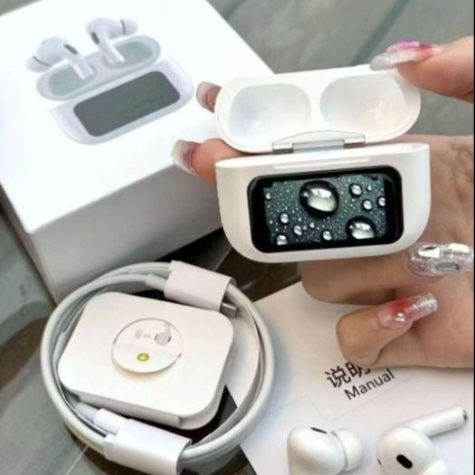 A9 Airpods Pro 2 – Active Noise Cancellation (anc) & Environmental Noise Cancellation (enc) | Touch Control | Wireless Earbuds With Charging Case