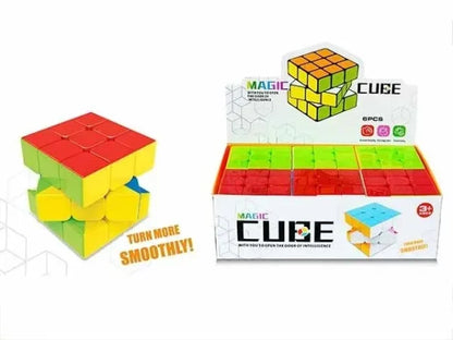 Colorful 3d Magic Cube Puzzle Toy For Kids – Brain-boosting Educational Plastic Learning Toy For Early Stem Development,