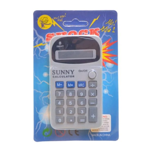 Electric Shocking Fake Calculator – Funny Prank Toy Gadget For Adults & Teens, Ideal For Holidays, Halloween, Birthdays, And Party Tricks