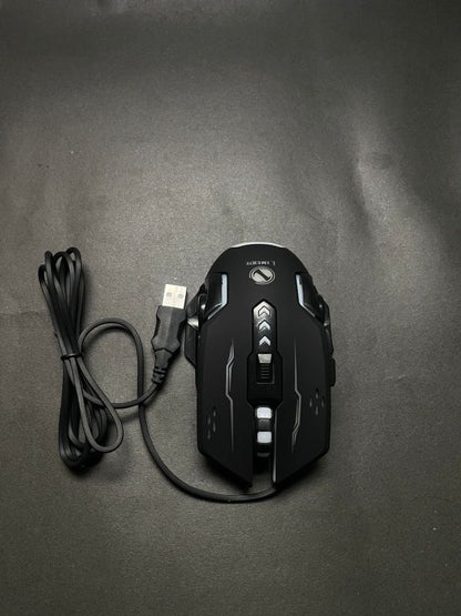 Gaming Glowing Mouse Backlit E-sports Colorful Led Light Mouse For Laptop Pc Computer Gamer