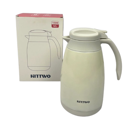 Hittivo 1500ml Premium Thermos – Dual-coated Insulated Flask – 24 Hours Hot And Cool Thermos – Dual-coated Insulated Flask – 24 Hours Hot And Cool Thermos