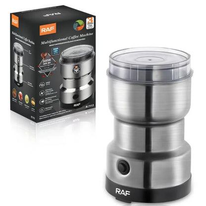 ( Nw000438 ) Raf Multi Purpose Electric Coffee Grinder Automatic Coffee Spice Bean Grinder Stainless Steel
