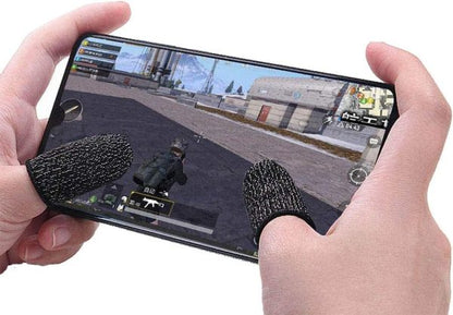 Premium Gaming Finger Sleeves Bundle – Breathable, Anti-sweat, Touch Screen-friendly Thumb Gloves For Pubg & Mobile Gaming