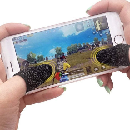 Premium Gaming Finger Sleeves Bundle – Breathable, Anti-sweat, Touch Screen-friendly Thumb Gloves For Pubg & Mobile Gaming