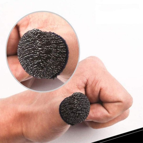 Premium Gaming Finger Sleeves Bundle – Breathable, Anti-sweat, Touch Screen-friendly Thumb Gloves For Pubg & Mobile Gaming