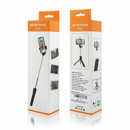 Control Tripod Selfie Stick New Model With Wireless Remote Shutter Compatible With All Cell Phones – Selfie Stick With Light