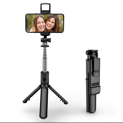 Control Tripod Selfie Stick New Model With Wireless Remote Shutter Compatible With All Cell Phones – Selfie Stick With Light