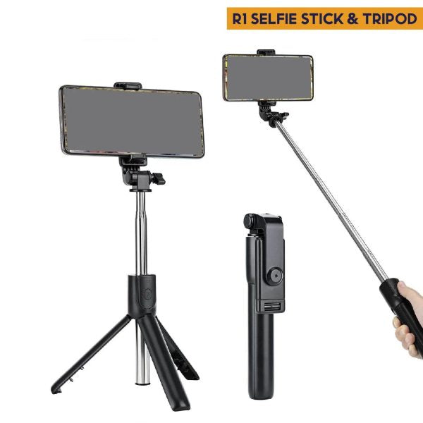 Control Tripod Selfie Stick New Model With Wireless Remote Shutter Compatible With All Cell Phones – Selfie Stick With Light